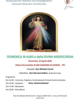 DOMENIA IN ALBIS E DELLA DIVINA MISERICORDIA